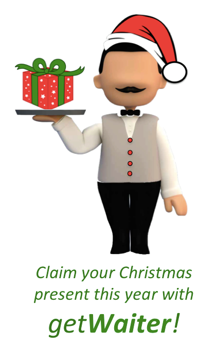 Claim your getWaiter! Christmas gift